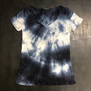 Blue tie-dye tee